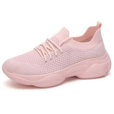 Flat Vulcanized Shoes for Women Fashion Casual The New Sneakers Breathable Mesh Soft Ladies Flats Joker Pure Color Shoes