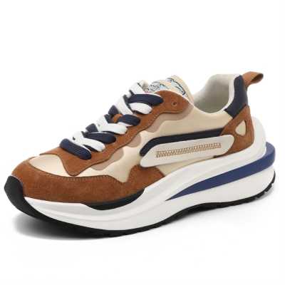 Women's Platform Sneakers Sports Shoes Woman Autumn Casual Sneakers Increase Female Luxury Fashion Comfortable Leather Running