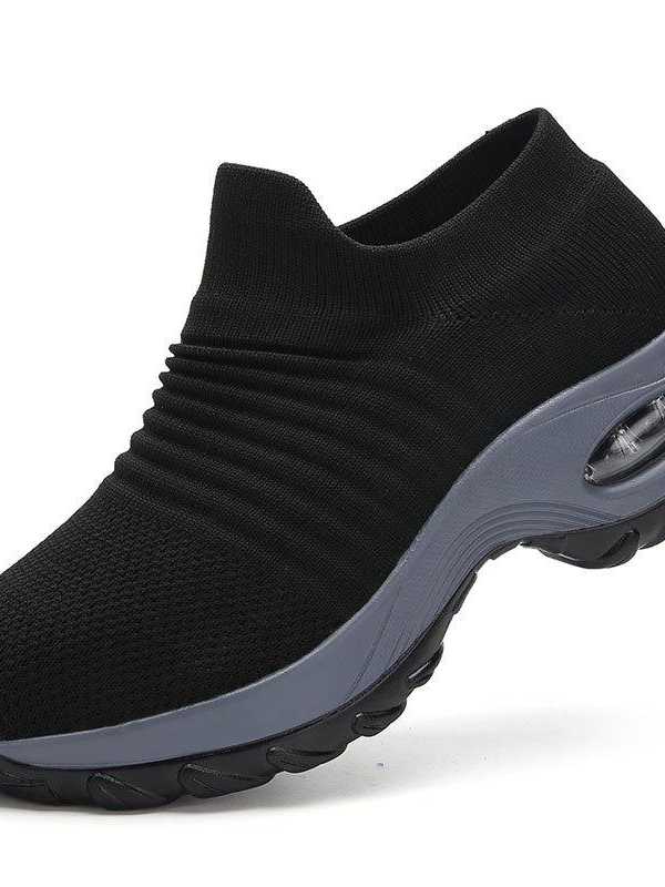 Women Shoes Chunky Sneakers Women White Shoes Breathable Casual Vulcanized Shoes Slip On Platform Sneakers Basket Femme Size 42