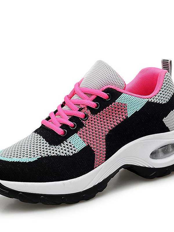 Women Sneakers Fashion Shoes Casual Sneakers knitted Vulcanized Casual Ladies Trainers Plus Size