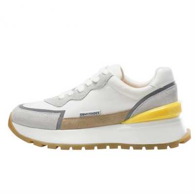 Women's Sneakers Genuine Leather Sport Shoes Female Students Platform Sneaker White Black Shoes 2021 Spring New Vulcanized shoes