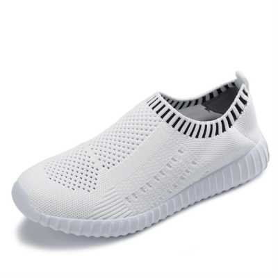 Breathable Fashion Shoes for Women Summer Mesh Sock Trainers Outdoor Sports Running Shoes Casual Flat Sneakers