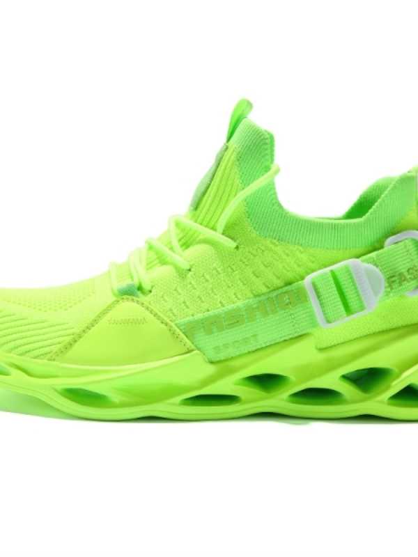 Men Running Shoes Ultra light Sport Shoes Fly Weaving Shoe Shockproof Breathable Sneakers Height Increase Walking Gym Shoe